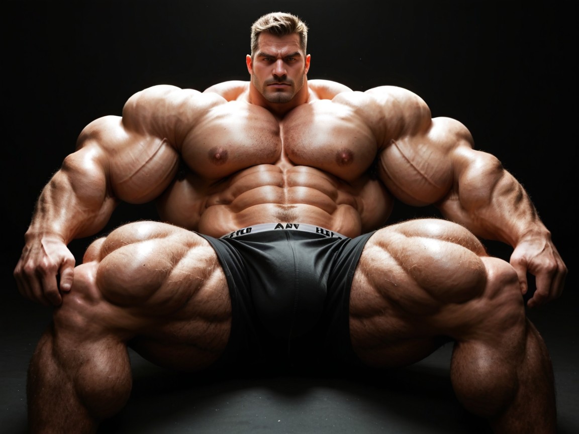 Extremely Hairy Arms, Top Down, Sharp Focus AI Gay Porn