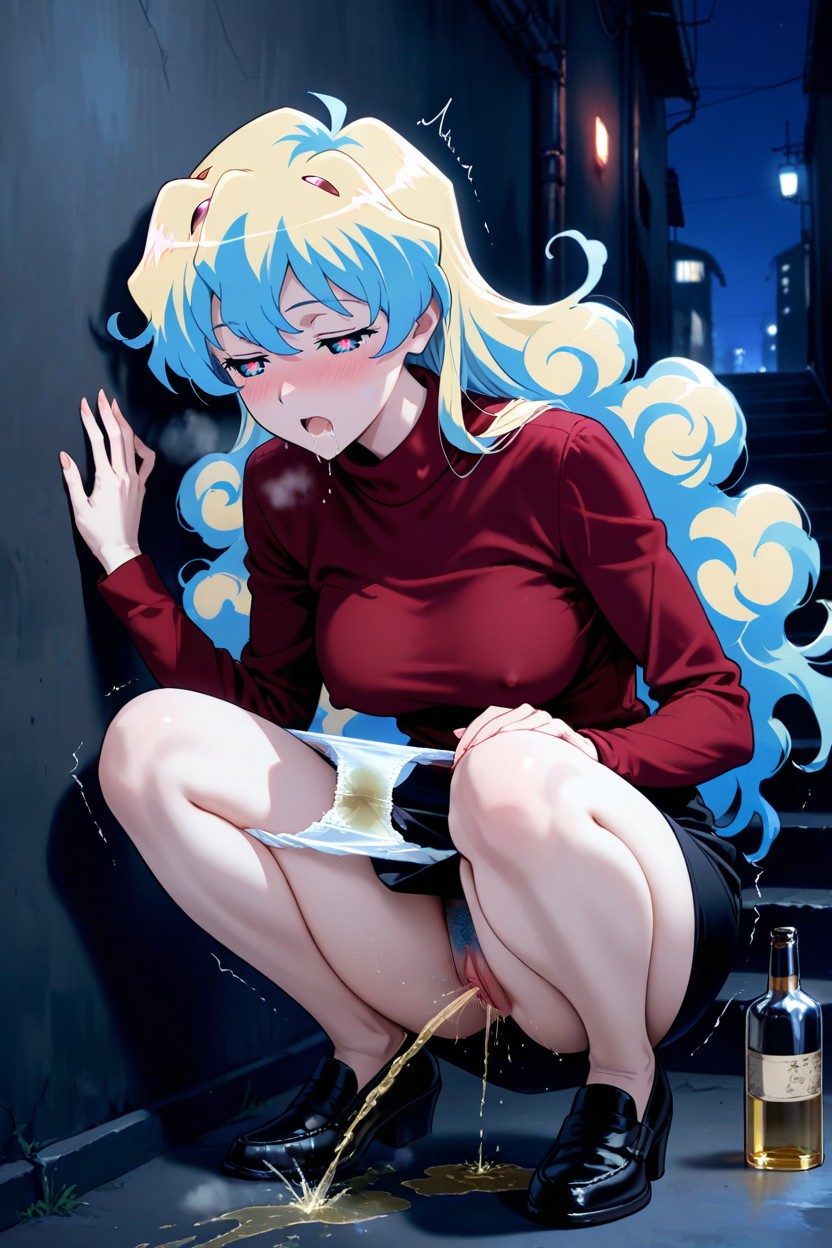Anime Style, Perfect Anatomy, Night Hentai AI Porn