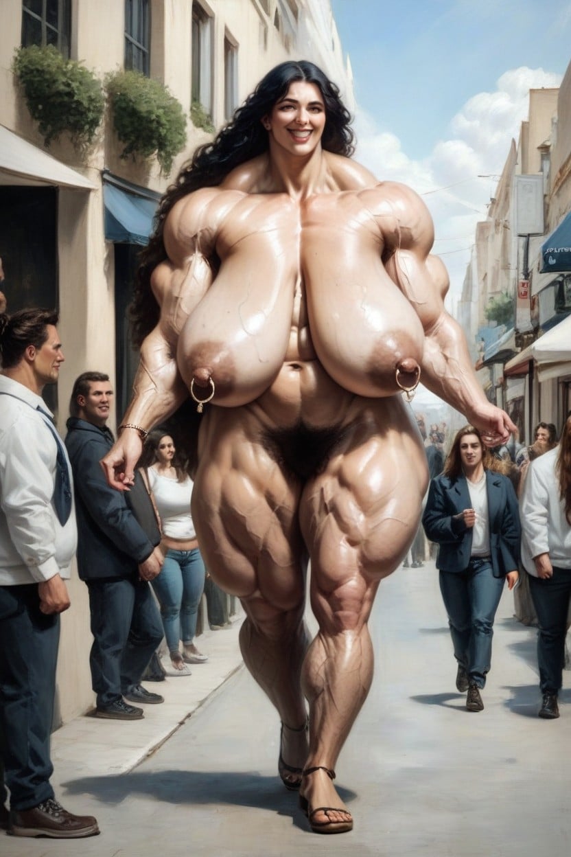 18+, Giga Tits, Muscular Ass AI Porn