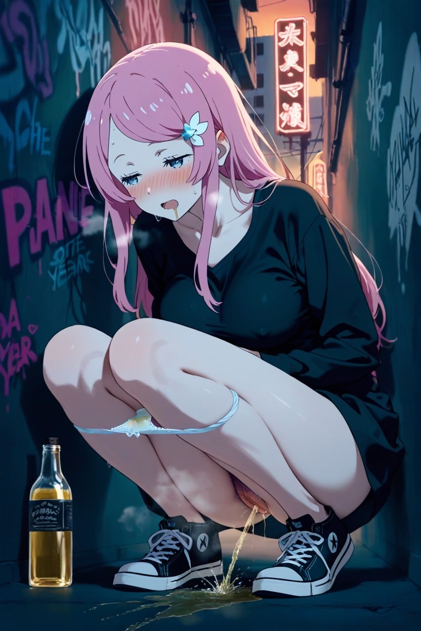 Half Closed Eyes, Excessive Drooling, Breath Hentai IA
