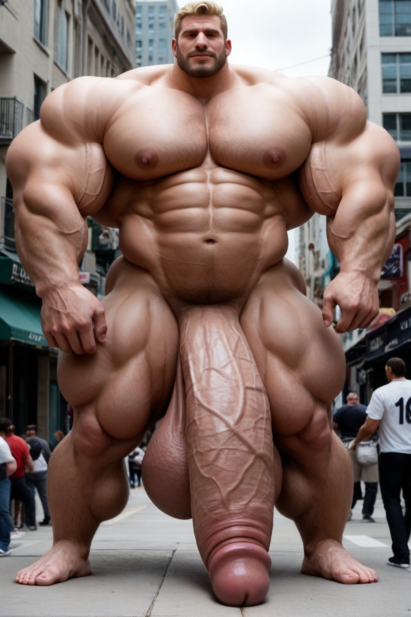 Extreme Girth, Extreme Hyper Muscular, Veiny Hyper Long And Thick Dick AI Gay Porn
