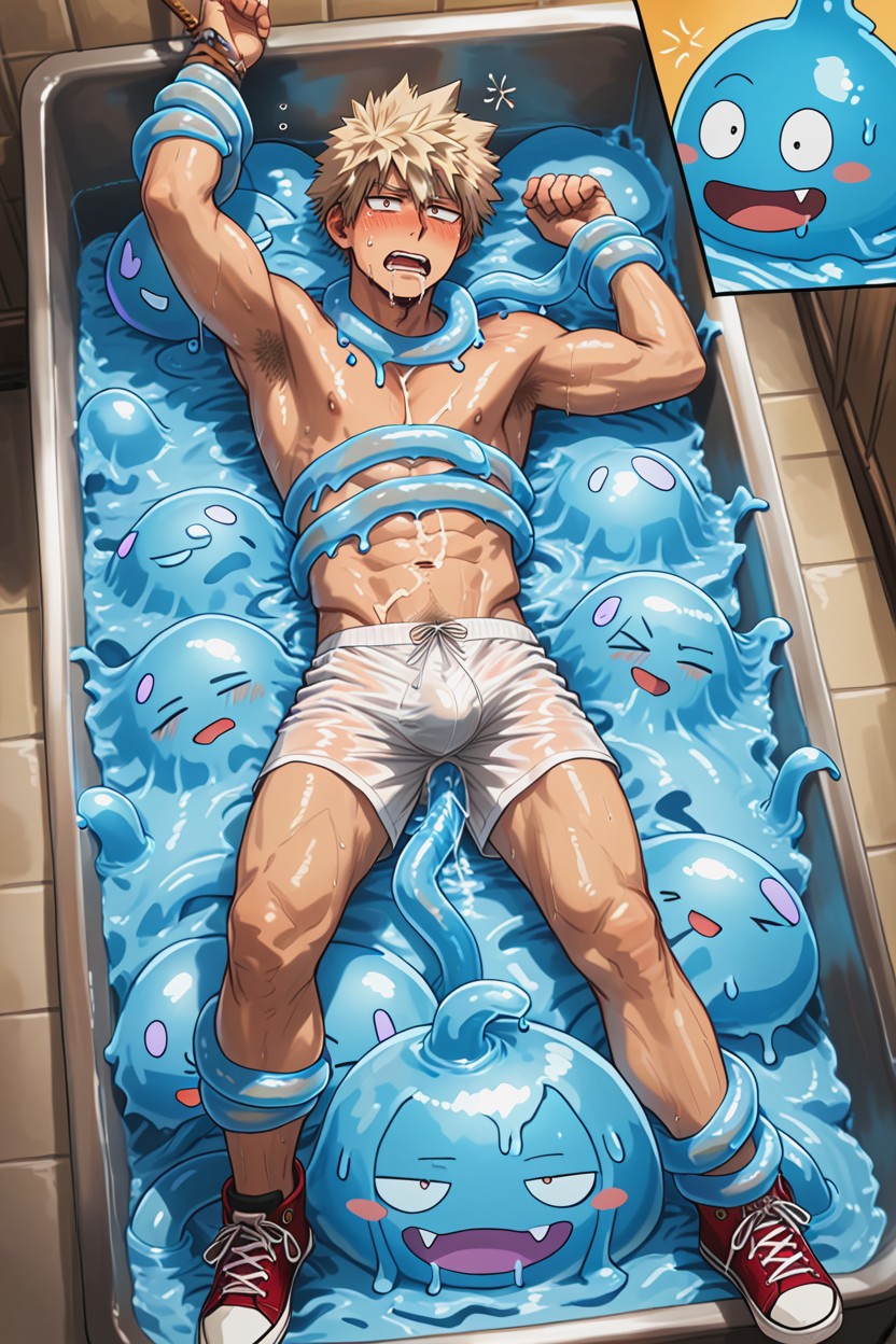 Penis Pump, Excessive Cum Shot, Katsuki Bakugo From My Hero Academia AI Gay Porn