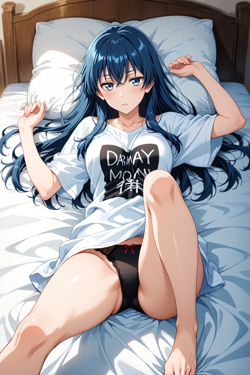 Blue Eyes, Queen Size Bed, Full Hd Hentai AI Porn