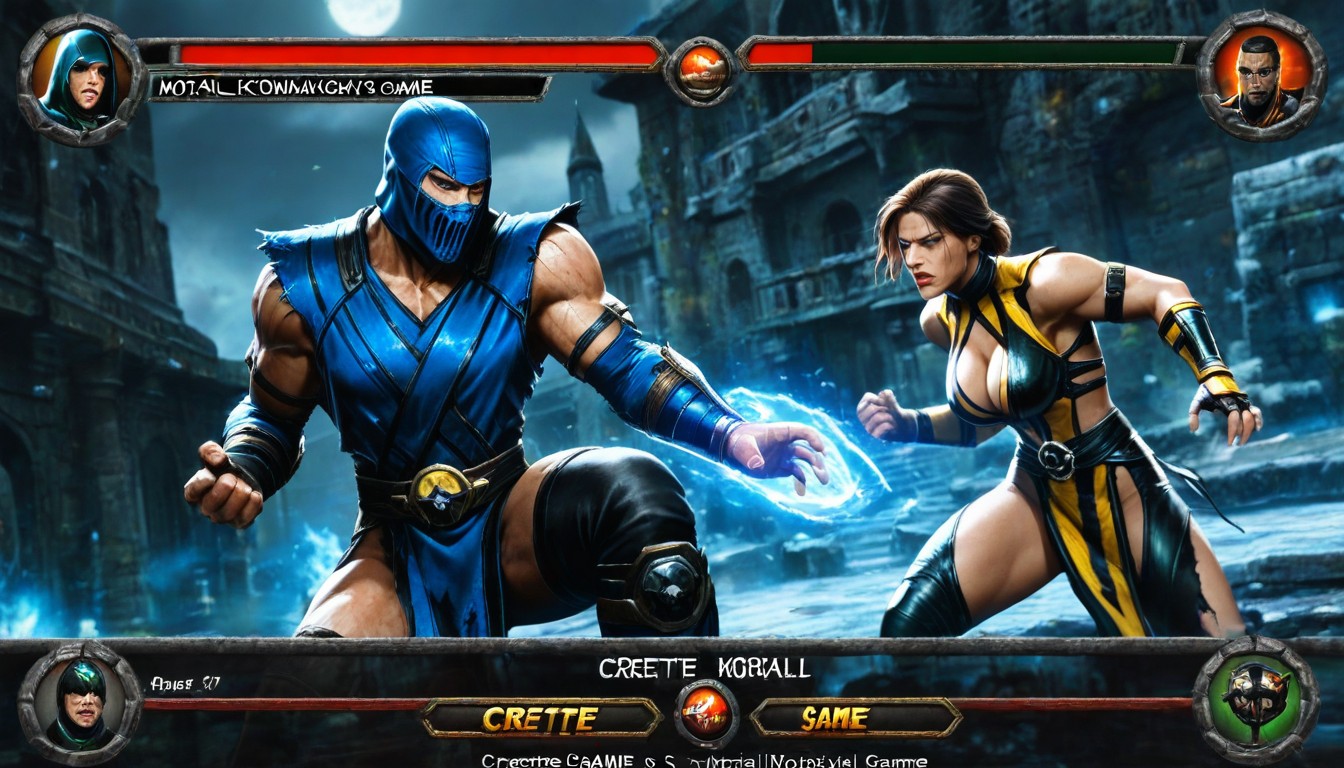 Mortal Kombat Game Art Style, Original Mortal Kombat Game, Original Mortal Kombat Game Porno IA