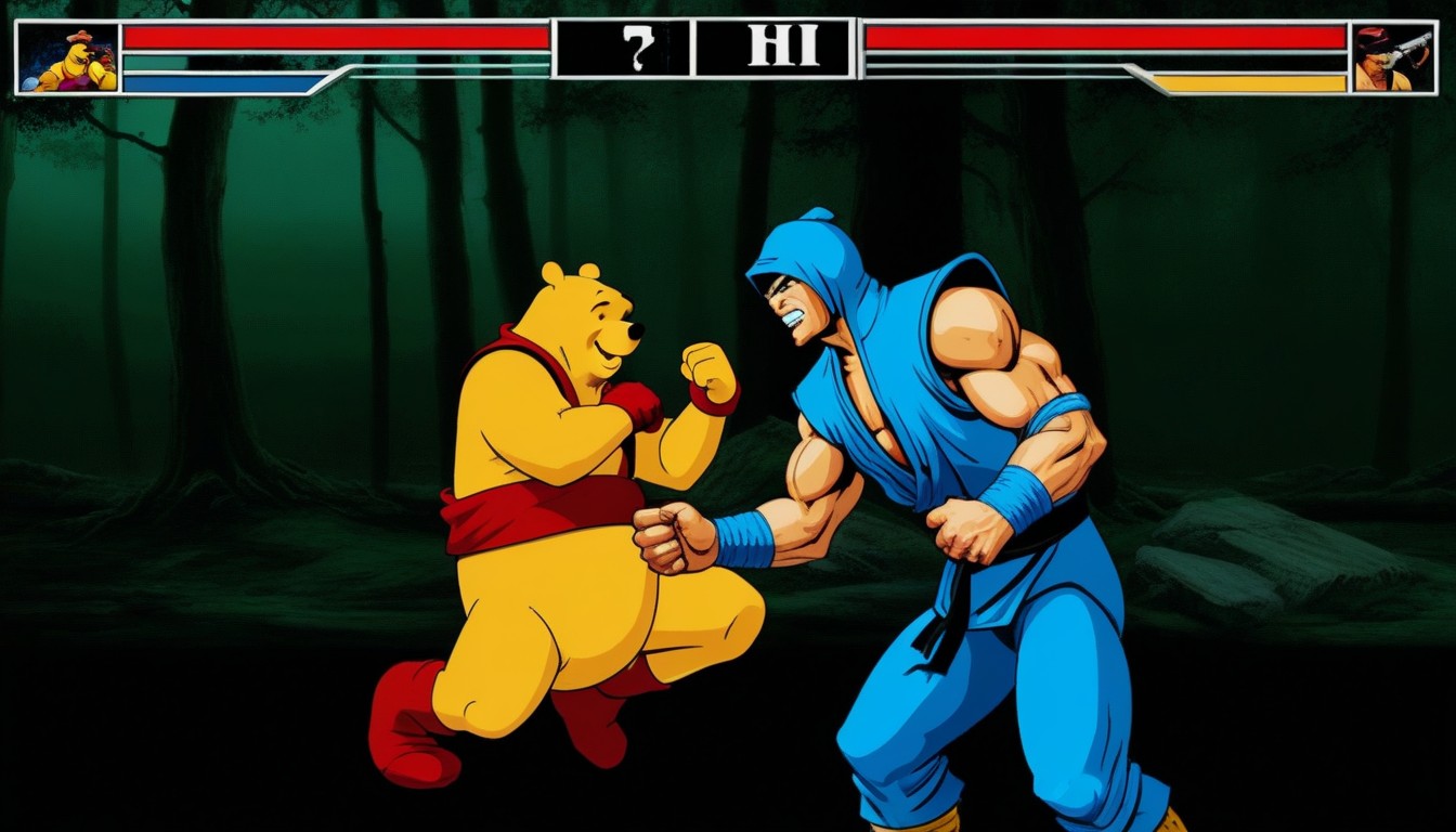 Classic Mugen Game, Classic Game Artstyle, Mugen Game Art Style AI Porn