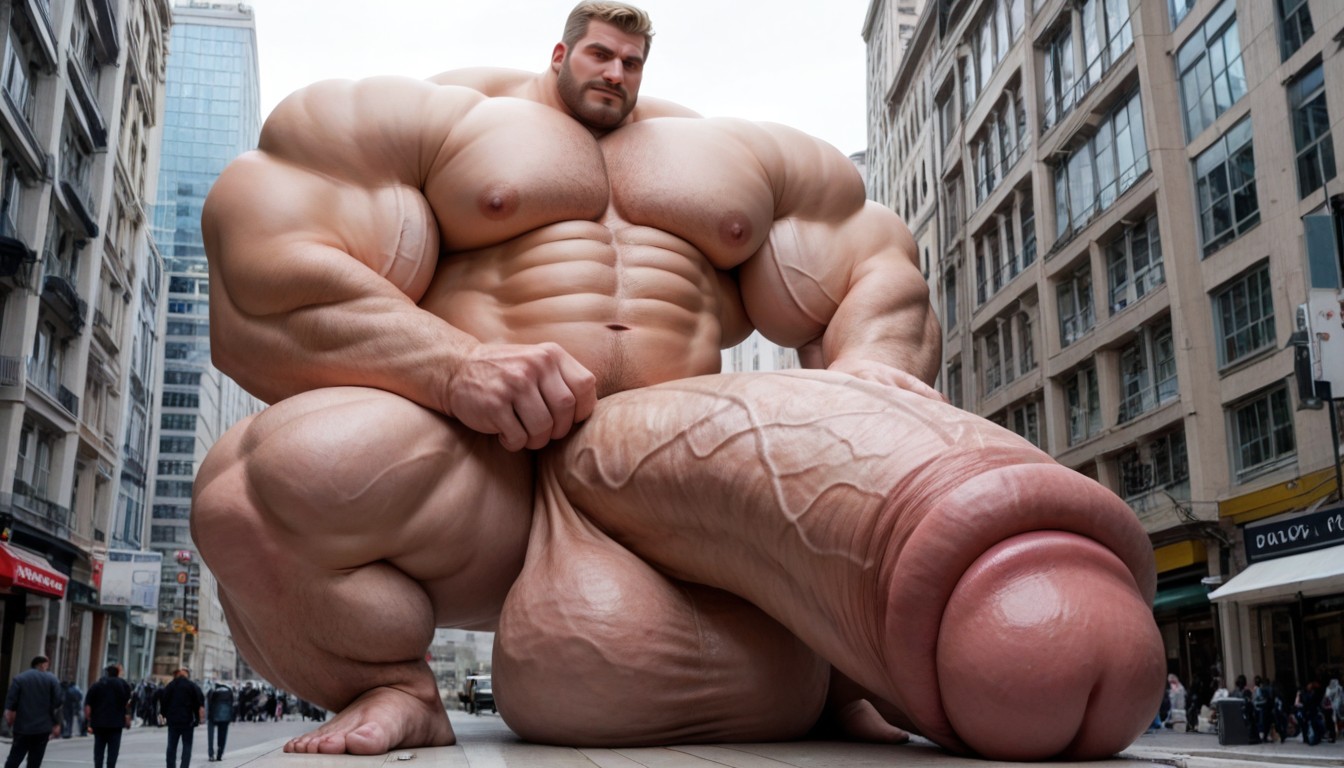 Nude, Big Balls, Pony Cock AI Gay Porn