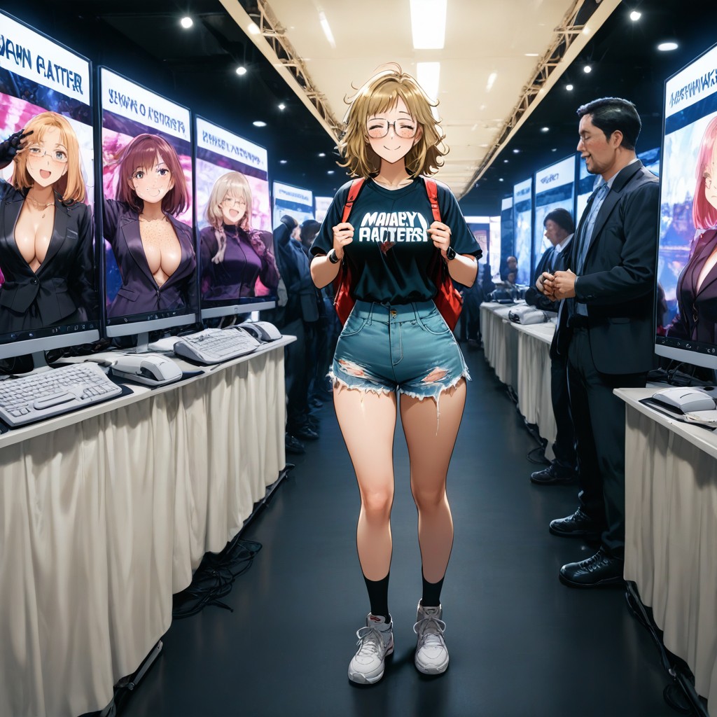 Computer Products Posters, Many Photographers, Show Booths Hentai IA