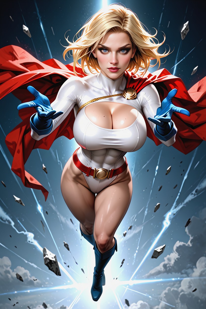 Hyperrealistic, Floating In The Air, Respect Original Colors Hentai IA