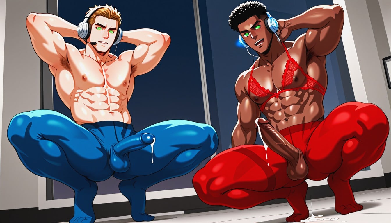 20+, African, Large Penis AI Gay Porn