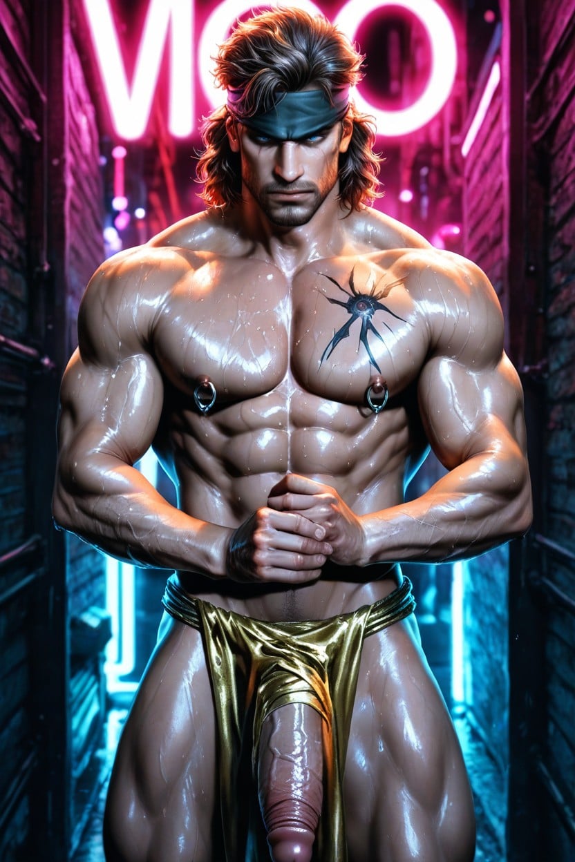 Anatomically Correct, Confident Natural Stance, Sharp Masculine Features AI Gay Porn