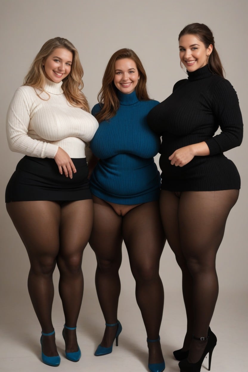 Boobs Sagging Under Own Weight, Thick Thighs, Super Bbw Porno IA