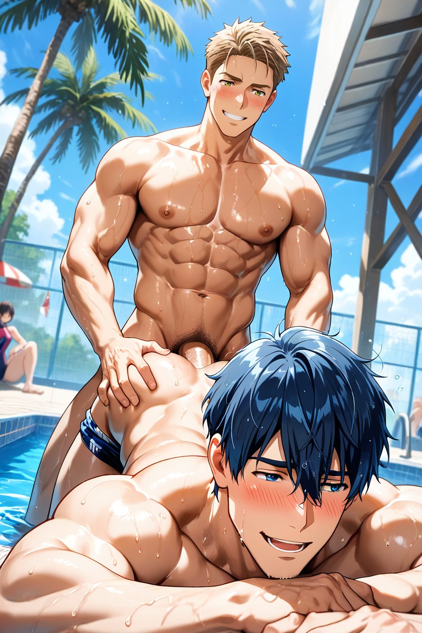 Well Rendered, Gay, Great Detail AI Gay Porn