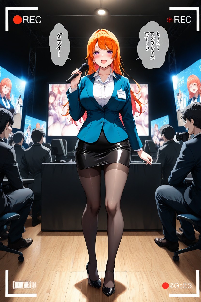 Hand Lifting Mic, Skinny, Nerds Hentai AI Porn