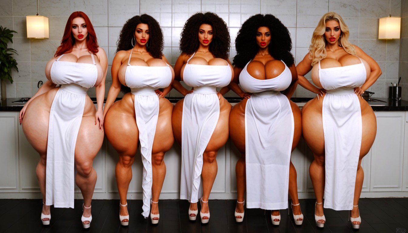 Desnuda, Afro, Beautiful Face Porno IA
