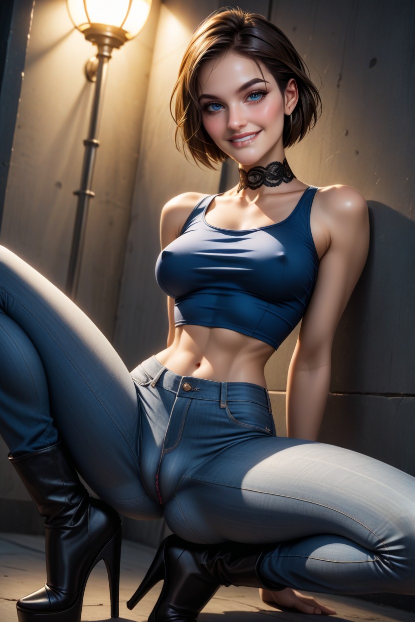 Medium Breast, Smug Expression, 25+ Hentai AI Porn