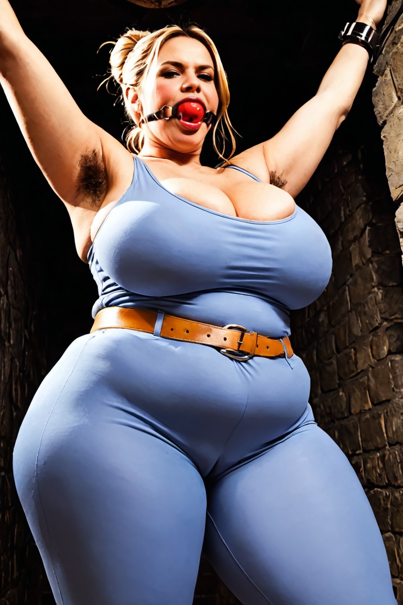 Thick Thighs, Bubble Butt, Hands Not Visible Inside Frame AI Porn