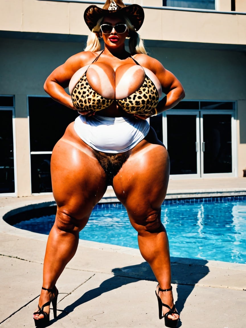 Gigantic Hips, Incredibly Large Ass, Extremely Large Ass BBW AI Porn