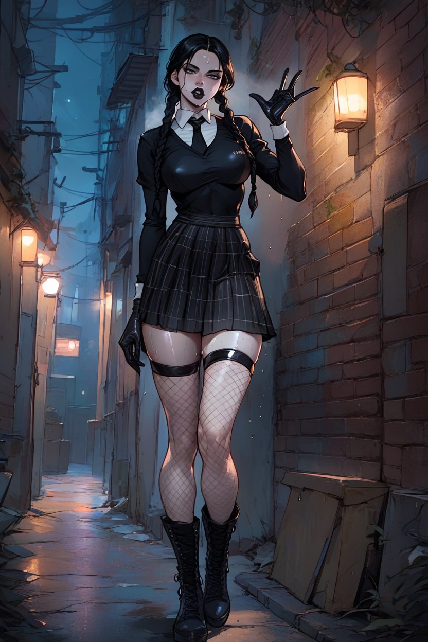 Horny Face, Orgasmic Face, Street Hentai AI Porn