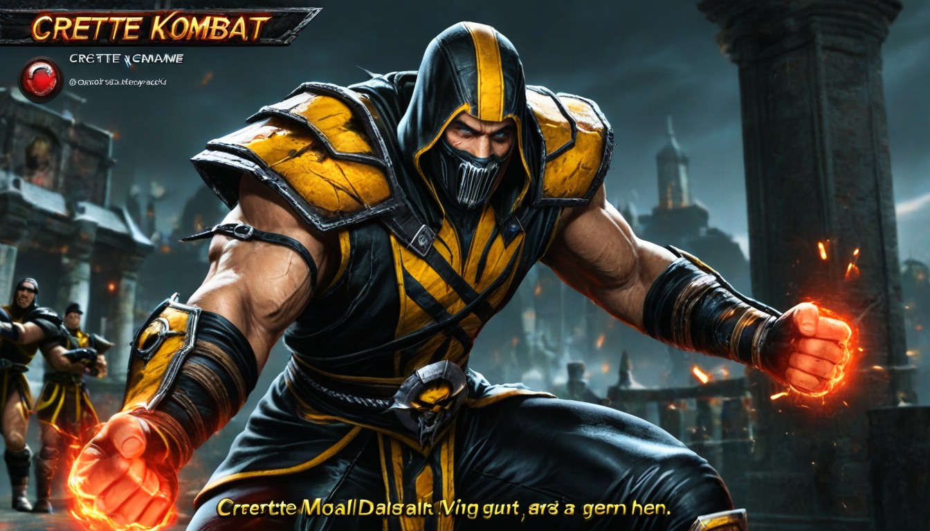 Mortal Kombat Game Art Style, Classic Game Artstyle, Create Screenshot From Classic Mortal Kombat Game AI Porn
