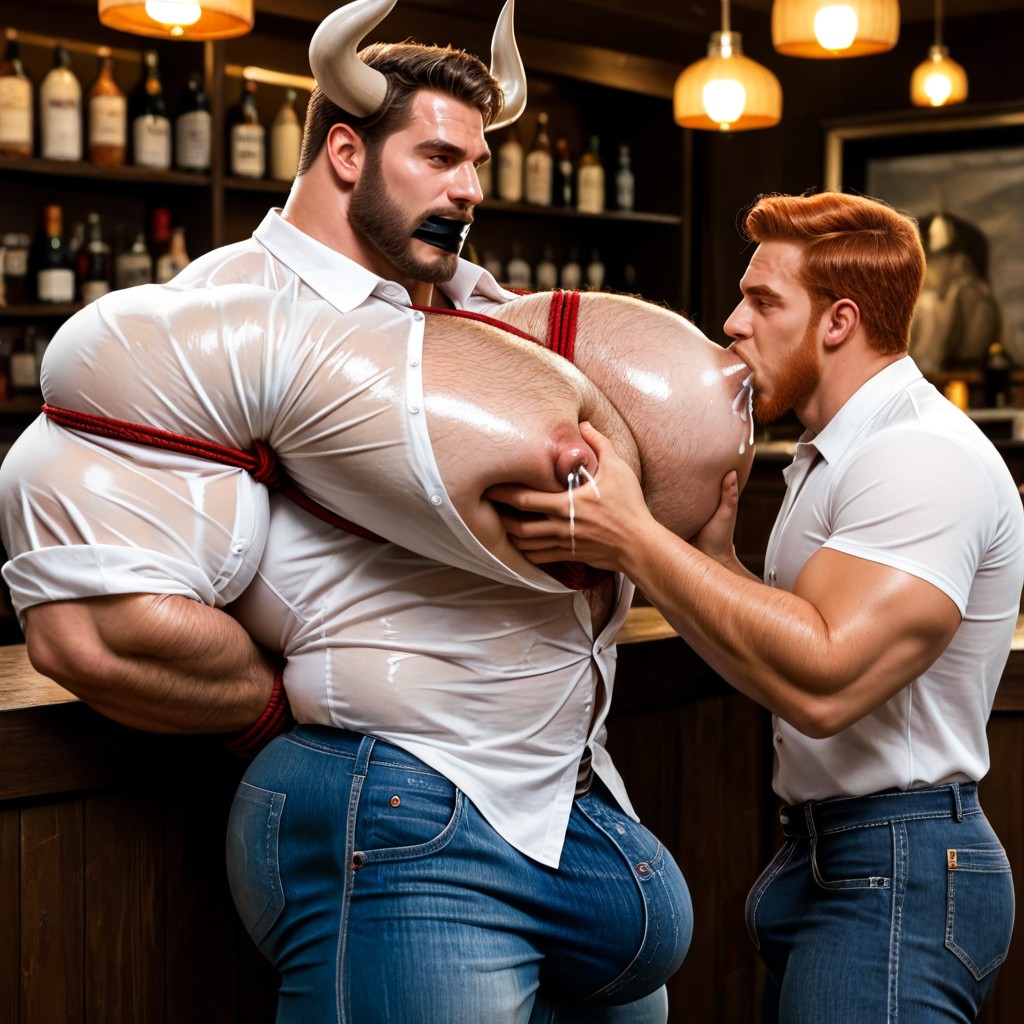 18+, Massive Ass, Rough Grope AI Gay Porn