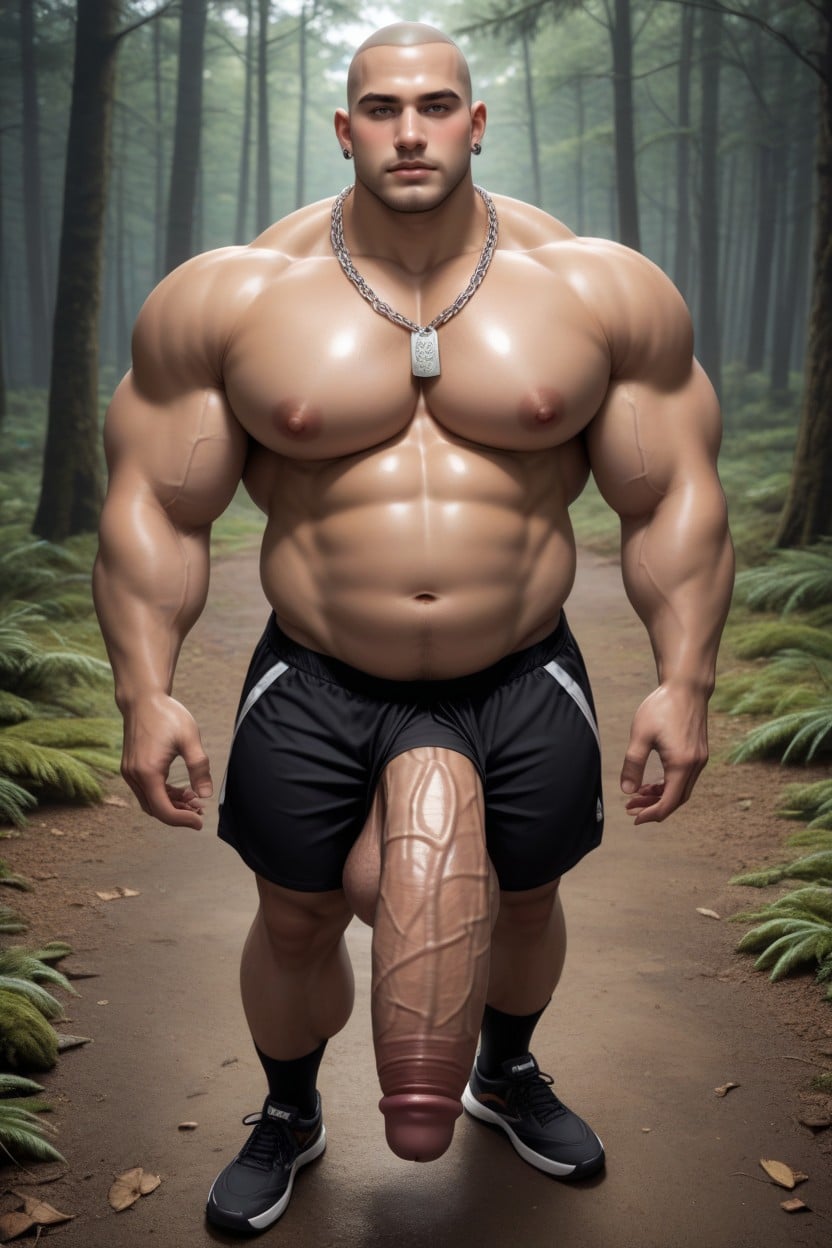 Huge Cocks, Long Cock, Big Hyper Gooner Cock AI Gay Porn