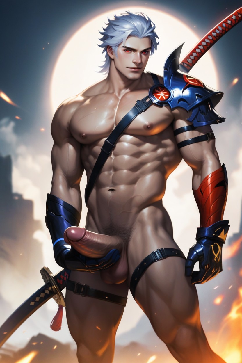 Massive, Sharp Focus, Resolution AI Gay Porn