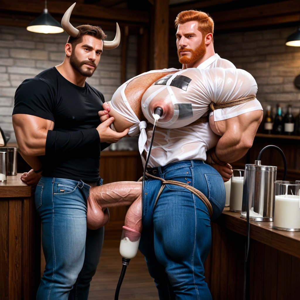 Square Jaw, Lactation, Brown Skin Porno gay IA