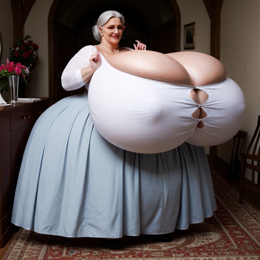 Vista Lateral, Modelando, Ssbbw Porno IA
