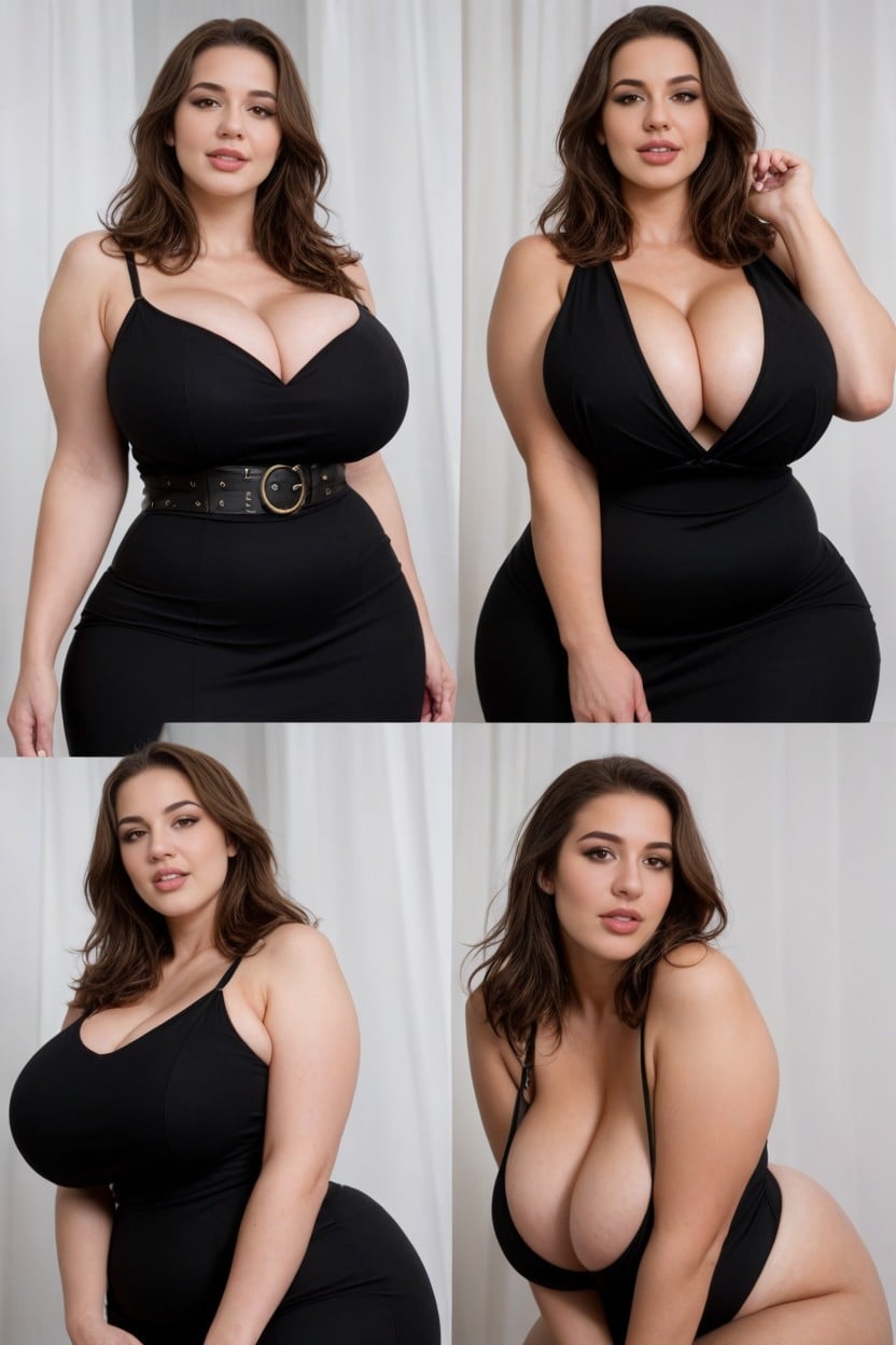 Bottom Heavy, Juicy Thighs, Pechos Masivos Porno IA