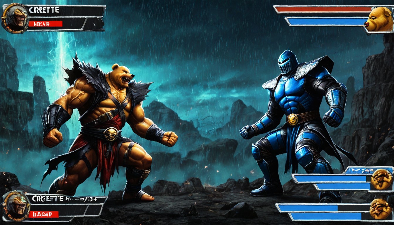 Create Screenshot From Classic Mugen Game, Health Bars, Mid-battle AI Porn