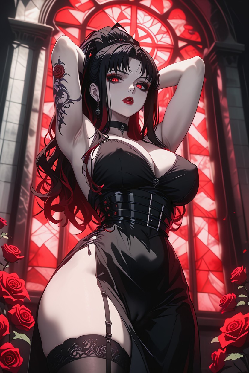 Ethereal Elegance, Erect Nipples, Aura Of Desire And Mystery Hentai AI Porn