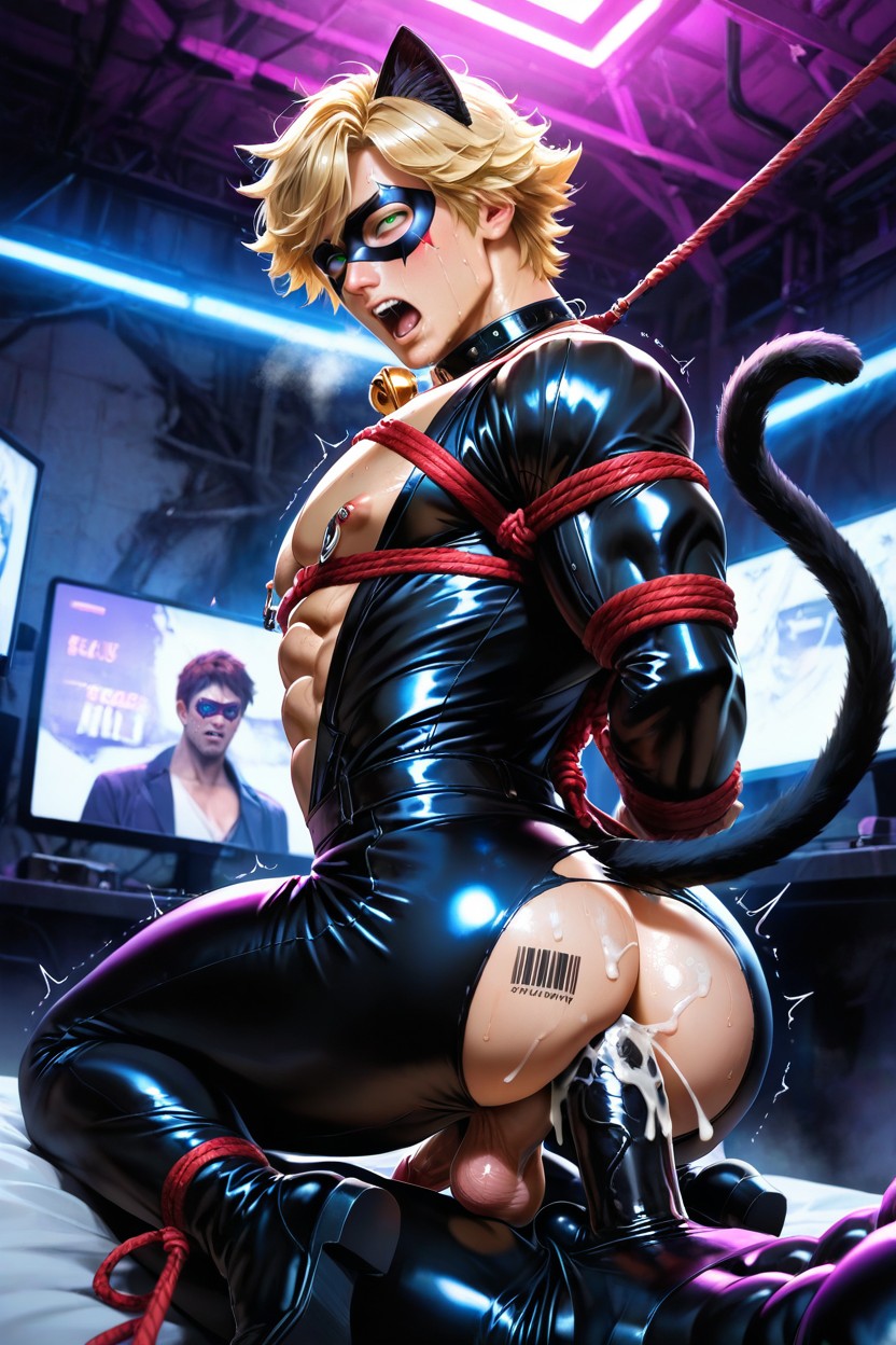 Exposed Chest, Men Only, Naked AI Gay Porn