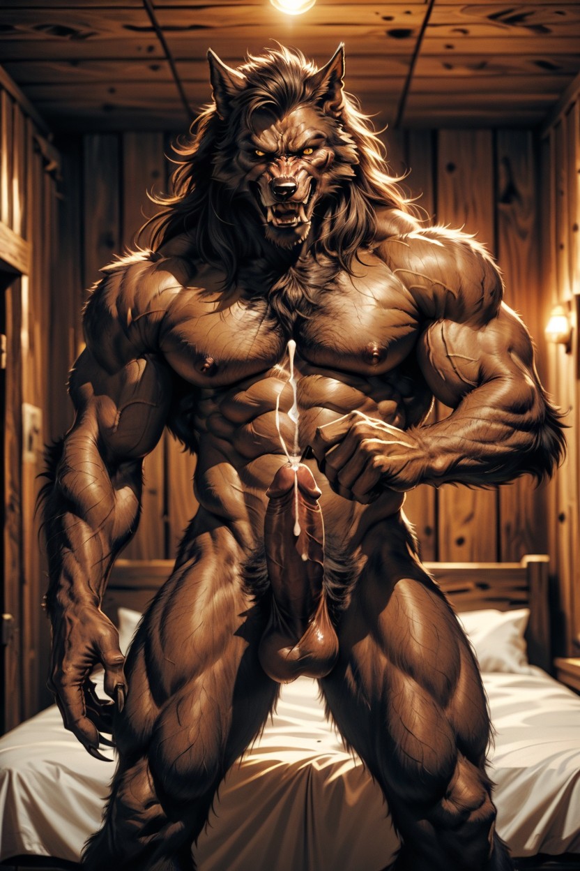Werewolf Is Tal, 20+, Hard Cock AI Gay Porn