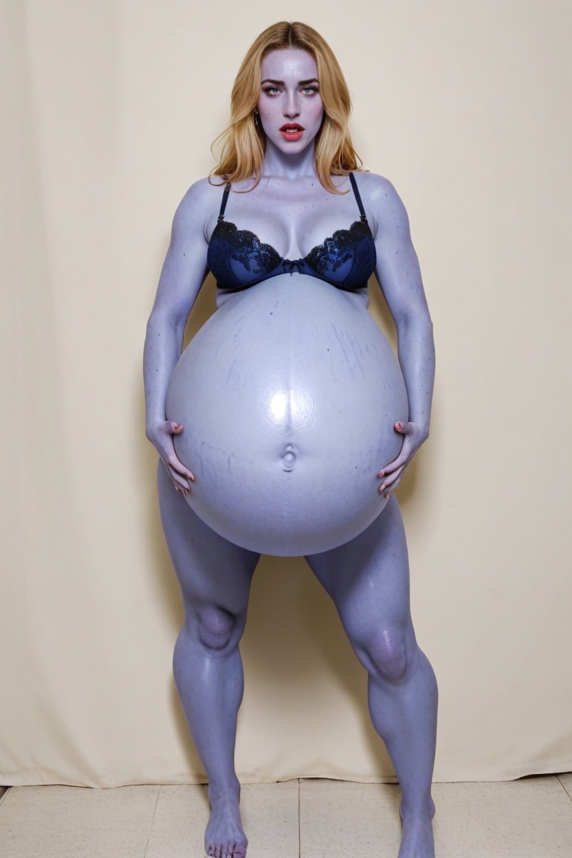 Purple Skin, Blue Skin Everywhere Even Cleavage, 25+ AI Porn