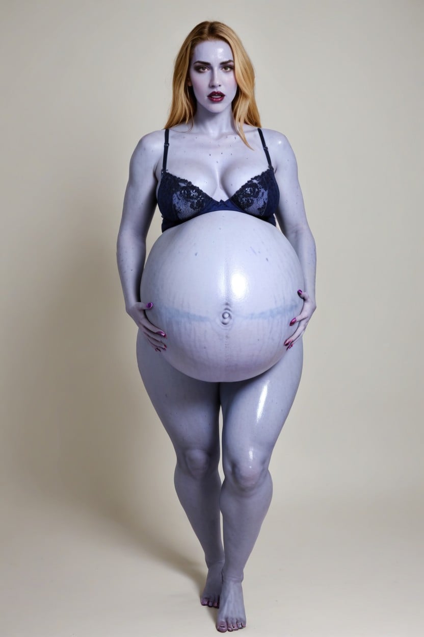 Multiple Views, Massive Ass, The Woman On The Left Is Not Pregnant While The One On The Right Is Wearing A Bra AI Porn