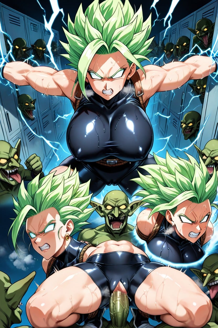 Steaming Body, Goblin On The Fullnelson While Fingered By Goblin, Sex Hentai AI Porn
