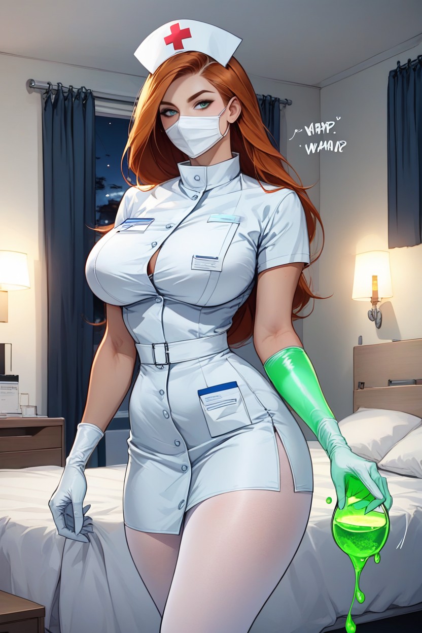 Nurse Gloves, Halloween, Perfect Details AI Porn