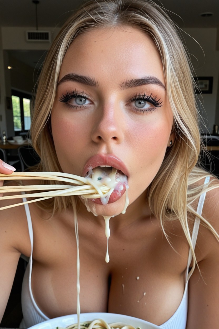 Cum In Mouth, Pov, Blushing AI Porn