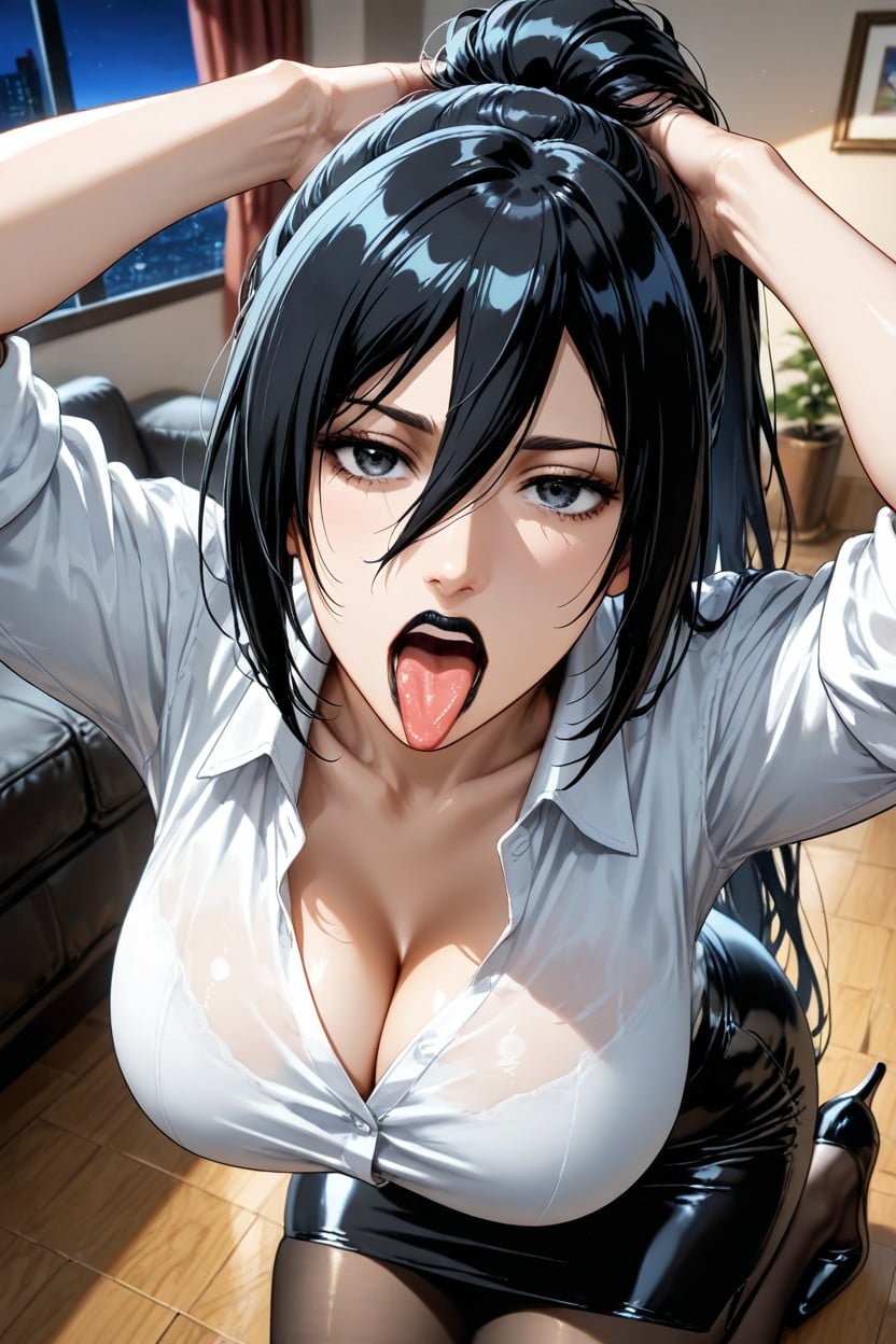 Juicy Ass, No Scarf, Living Room Hentai AI Porn