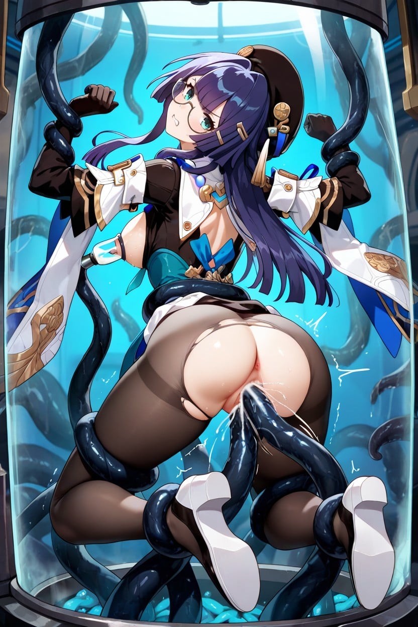 Tentacle Restraints, Tentacles Around Belly, Tentacle Penetration In Pussy Hentai AI Porn