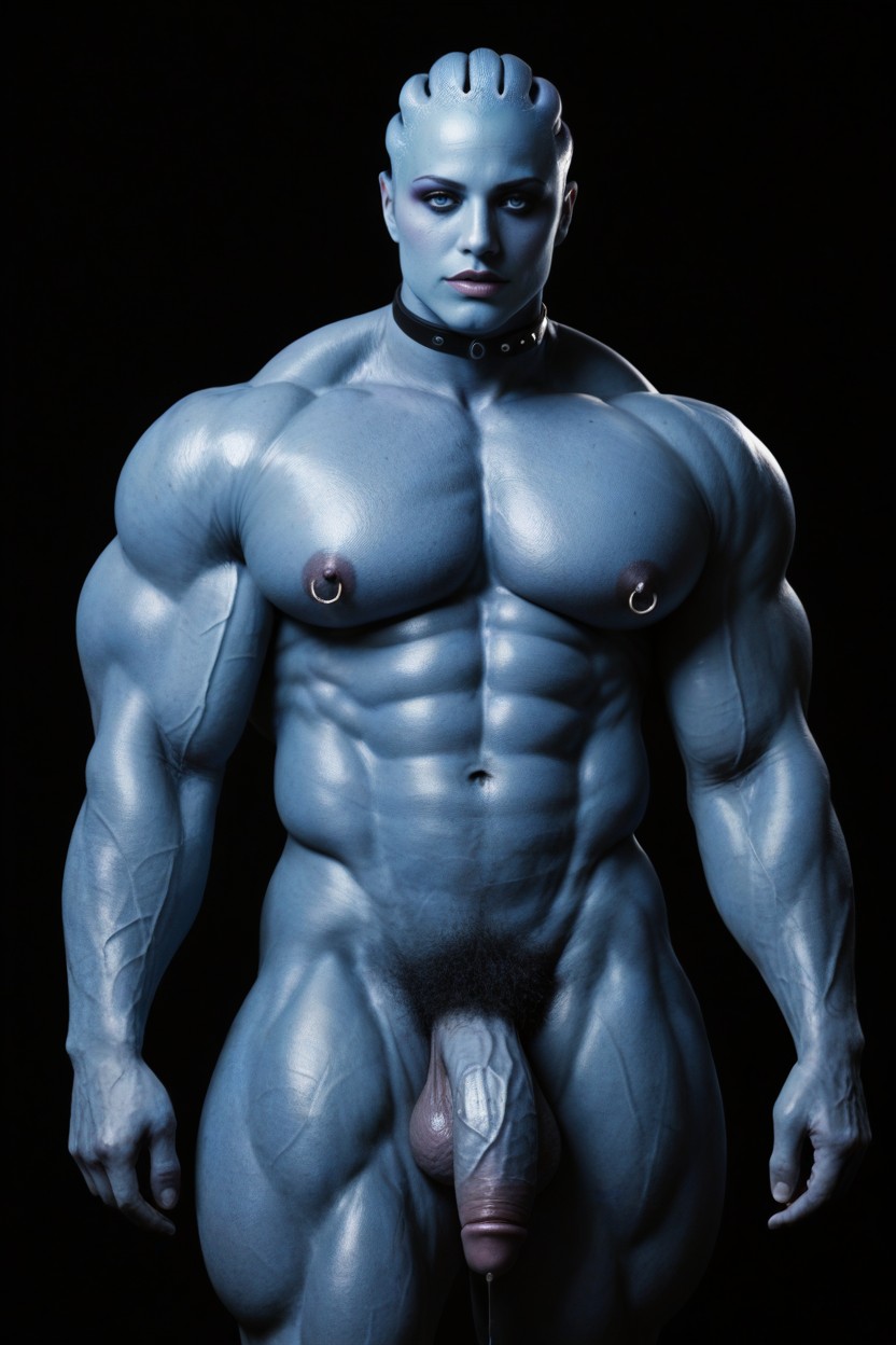 Micropenis, Impossibly Massive Balls, Extremely Muscular Shemale AI Porn