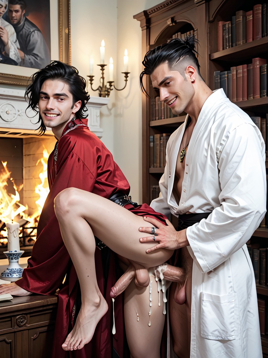 Subtle Amulet Beneath, Dust In Light Beams, Cumming AI Gay Porn