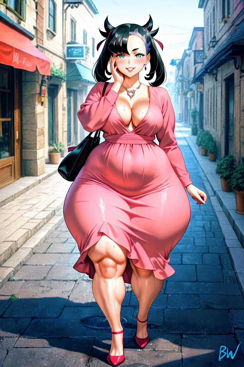 Green Eyes, Wasp Waist, Large Brown Bimbo Lips Porno IA