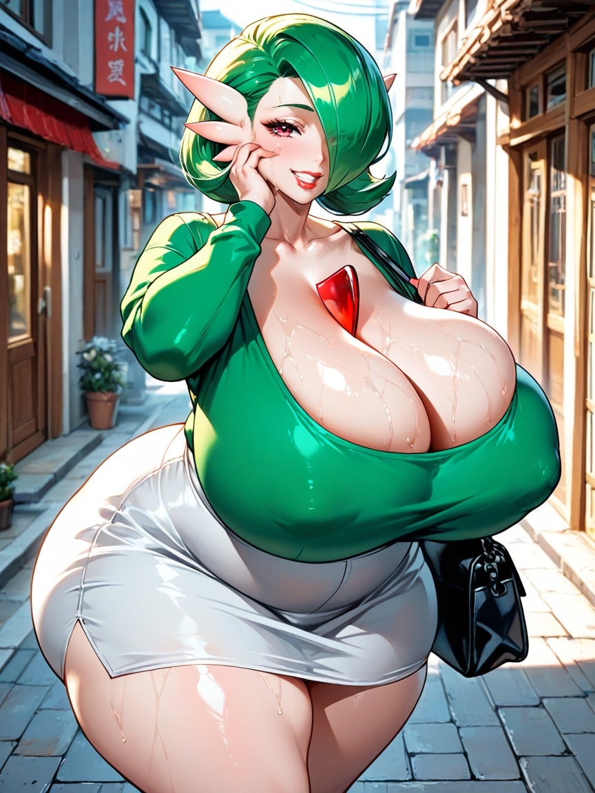 Naked, Gigantic Ass, Extremely Large Ass AI Porn