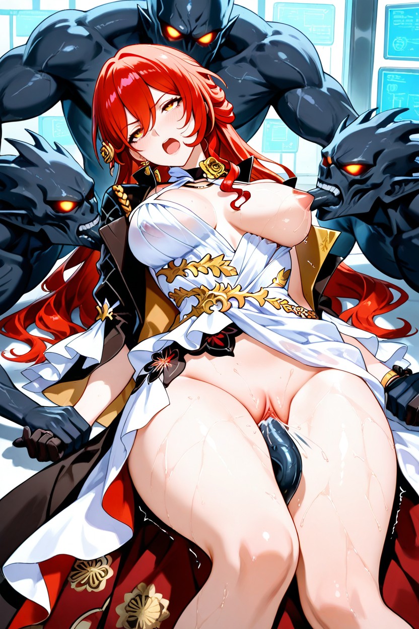 Disgusted, Wet Clothes, Black Heels Hentai AI Porn