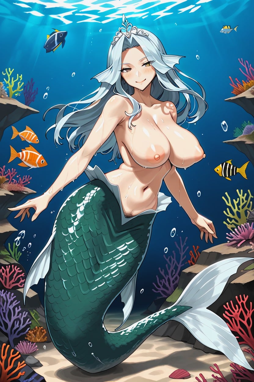 Sunken Ships, Huge Tits, Side View AI Porn