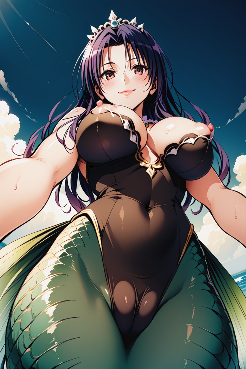 Mischievous (smiling While Blushing), 18+, Low Swinging Hips AI Porn