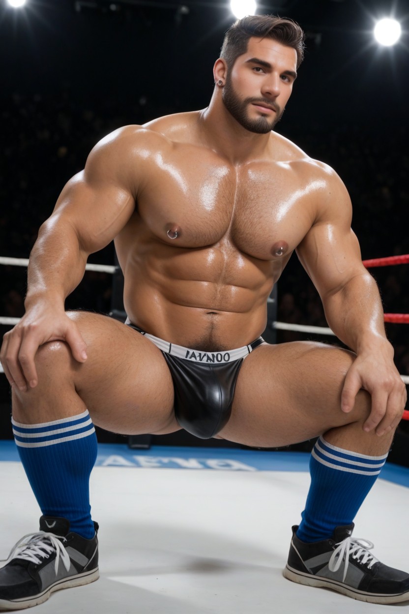 Wrestler, Looking At Viewer, Sneakers AI Gay Porn