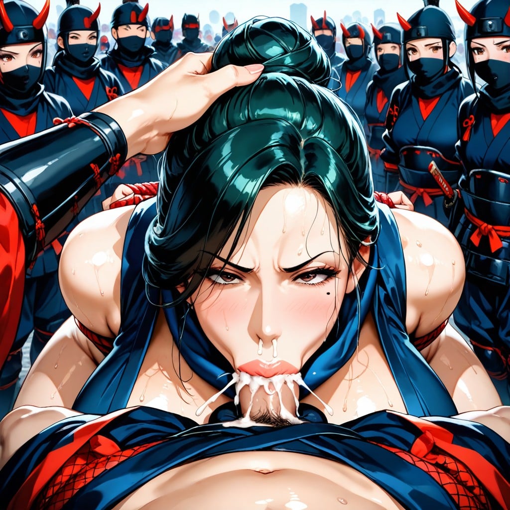 Arms Behind Back, Thick Lips, Teardrop Hentai AI Porn