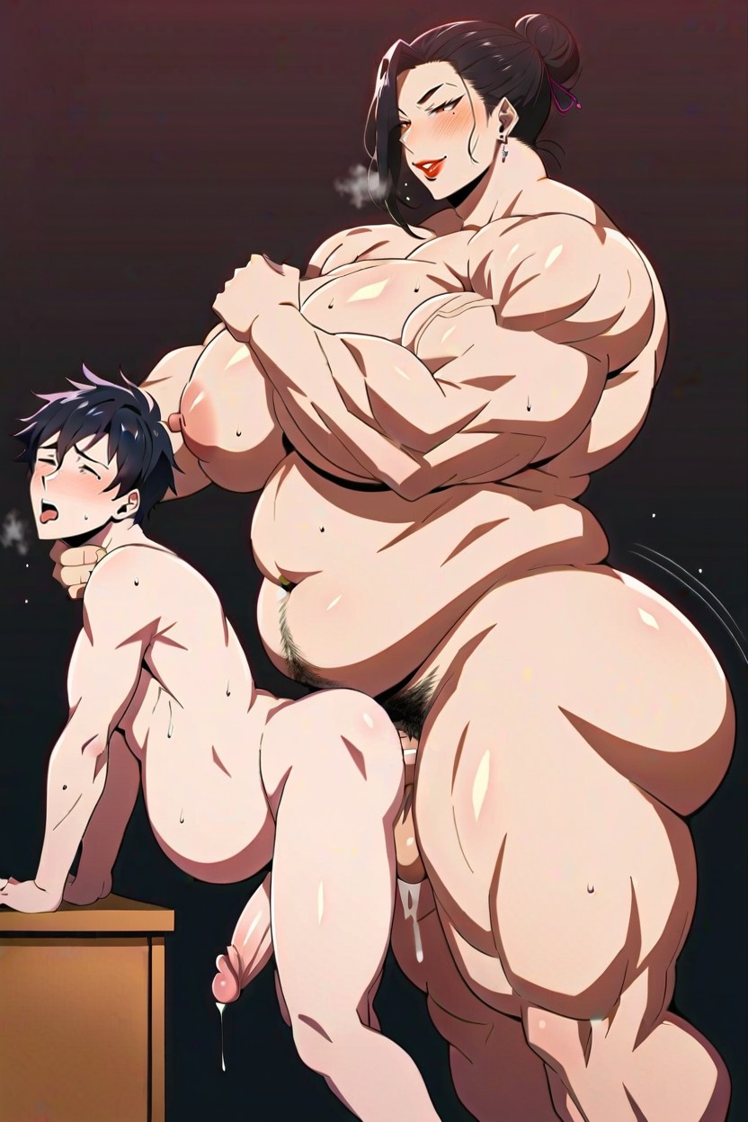Futa Is Much Taller, Futadom, Doggy Style Shemale AI Porn